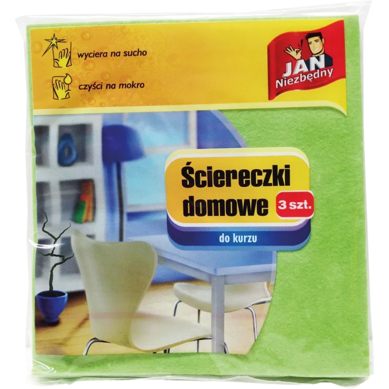 Jan Niezbedny Domáca utierka 3 ks zelená 38x40