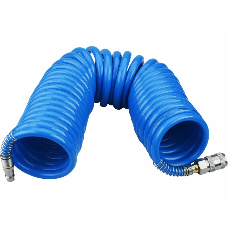 Hadica vzuchová špirálová, 1/4, vn.pr. 8mm, 8m, polyuretánová, EXTOL PREMIUM