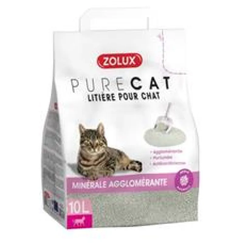 Podestýlka PURECAT antibacterial scent clump 10l Zolu