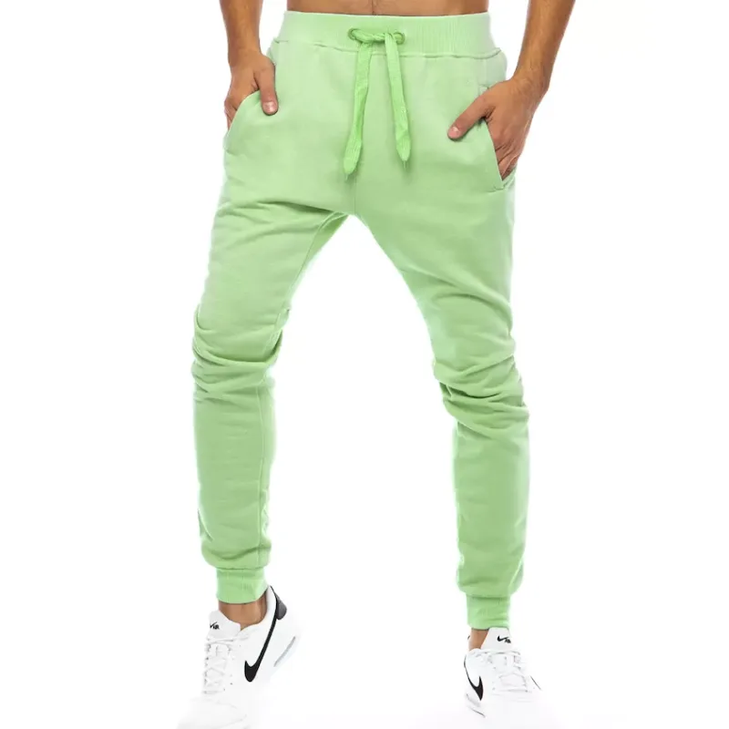 Pánske tepláky zelené Dstreet UX3451 L