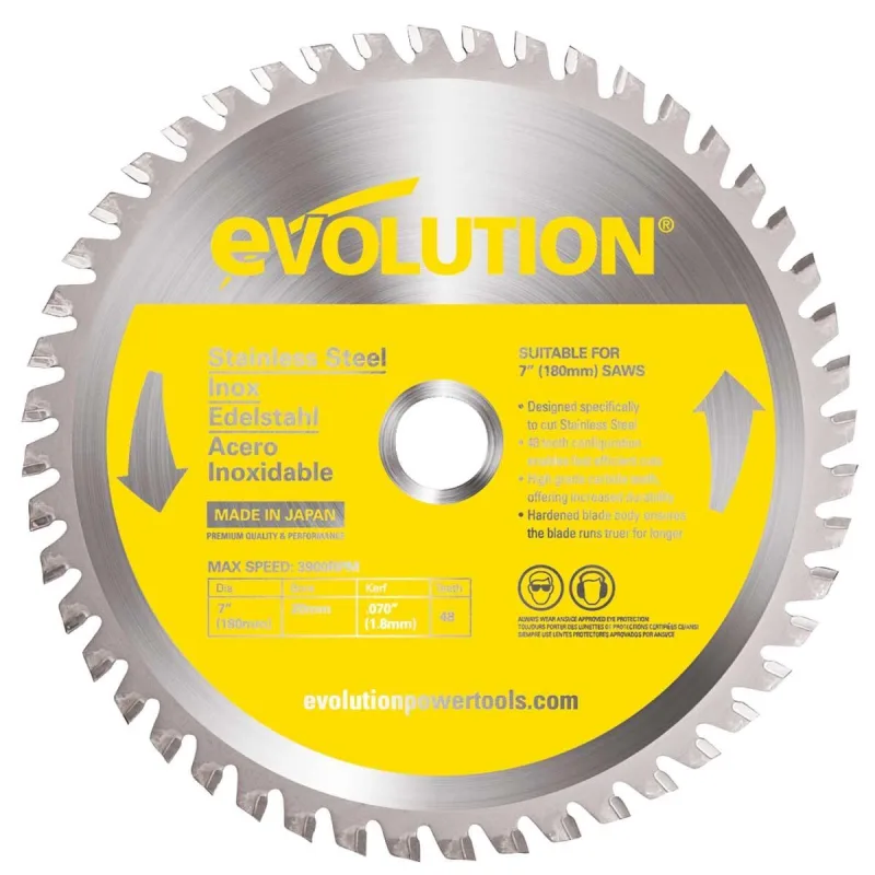 Pílový kotúč EVOLUTION INOX nerez 355x25mm Z90
