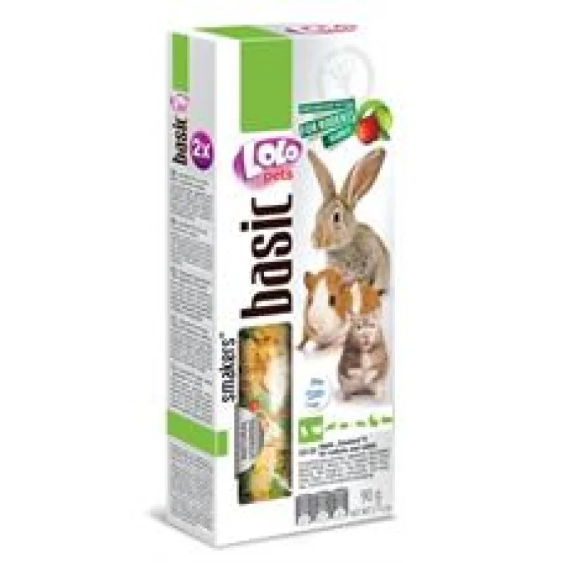 LOLO SMAKERS 2 klasy jablečné pro hlodavce 90 g