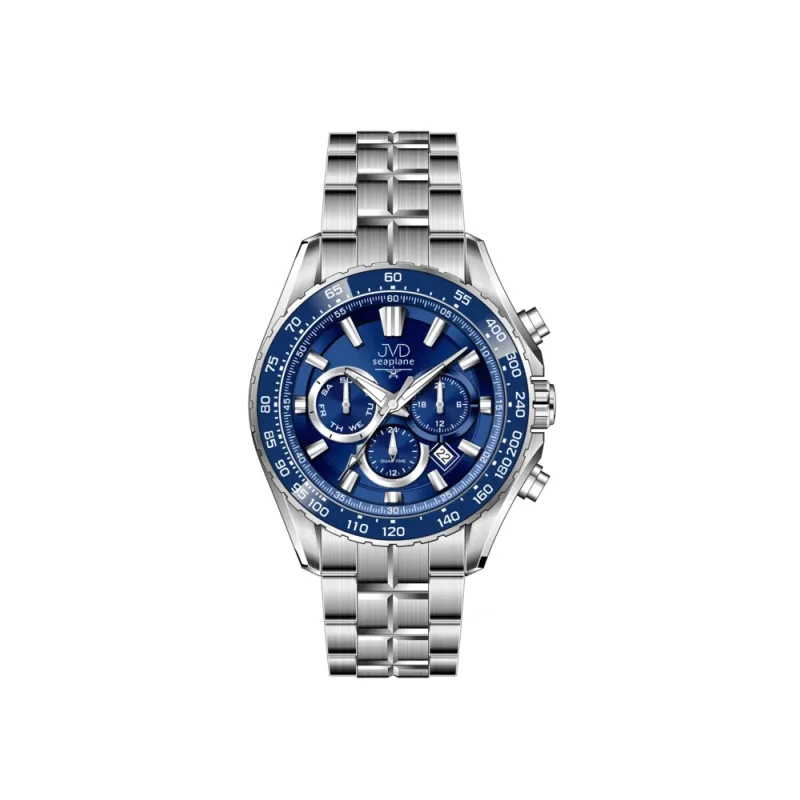 JVD Pánské ocelové vodotěsné ocelové hodinky - chronograf JVD JE1016.2