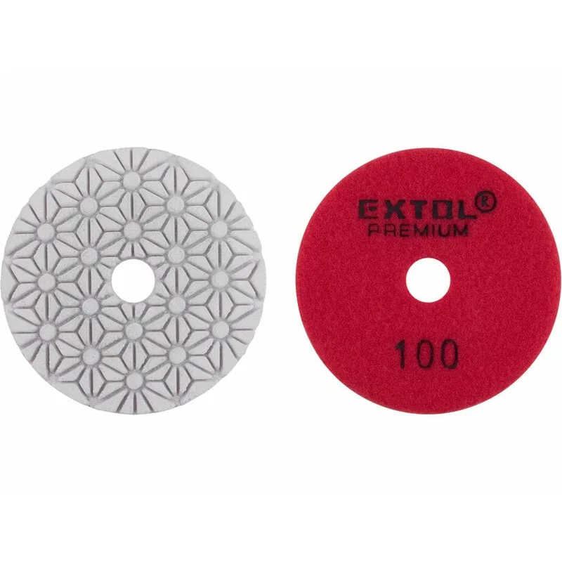 Kotúč diamantový leštiaci na suchý zips, Ø100mm, P800, EXTOL PREMIUM