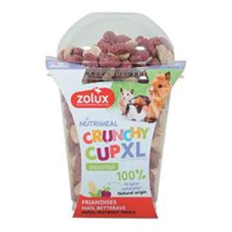 Pochoutka CRUNCHYCUP XL č.řepa/kukuřice 220 g