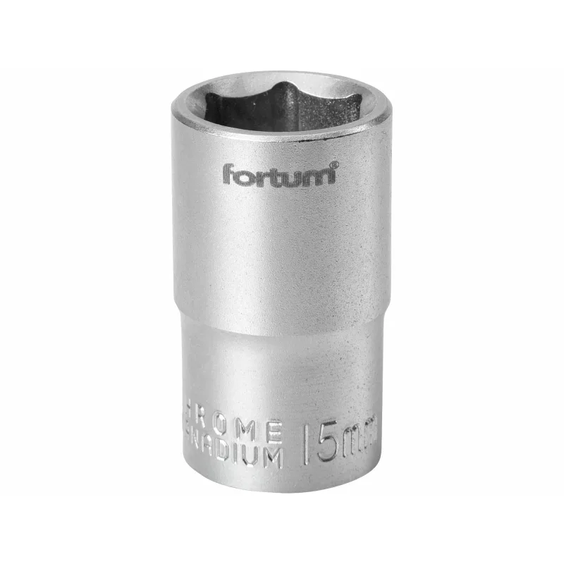 Kľúč nástrčný, 15mm, 1/2”, FORTUM