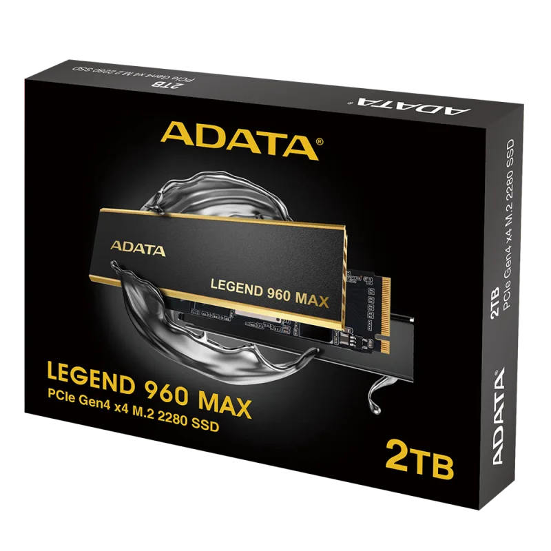ADATA LEGEND 960 MAX/ 2TB/ SSD/ M.2 NVMe/ Čierna/ Heatsink/ 5R ALEG-960M…