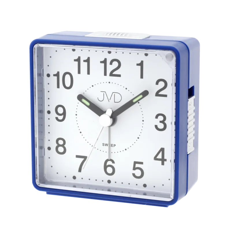 JVD Tichý netikající ručkový budík JVD SRP26.4 SWEEP s plynulým chodem (nejlevnější)