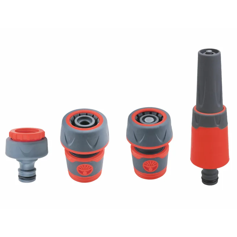 Postrekovač záhradný + rýchlospojky na hadicu plastové, 4-dielna sada, 3/4'', EXTOL PREMIUM