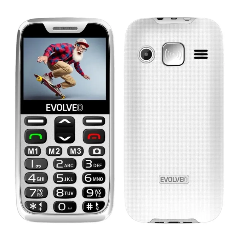EVOLVEO EasyPhone XR, mobilný telefón pre seniorov s nabíjacím stojanom,…