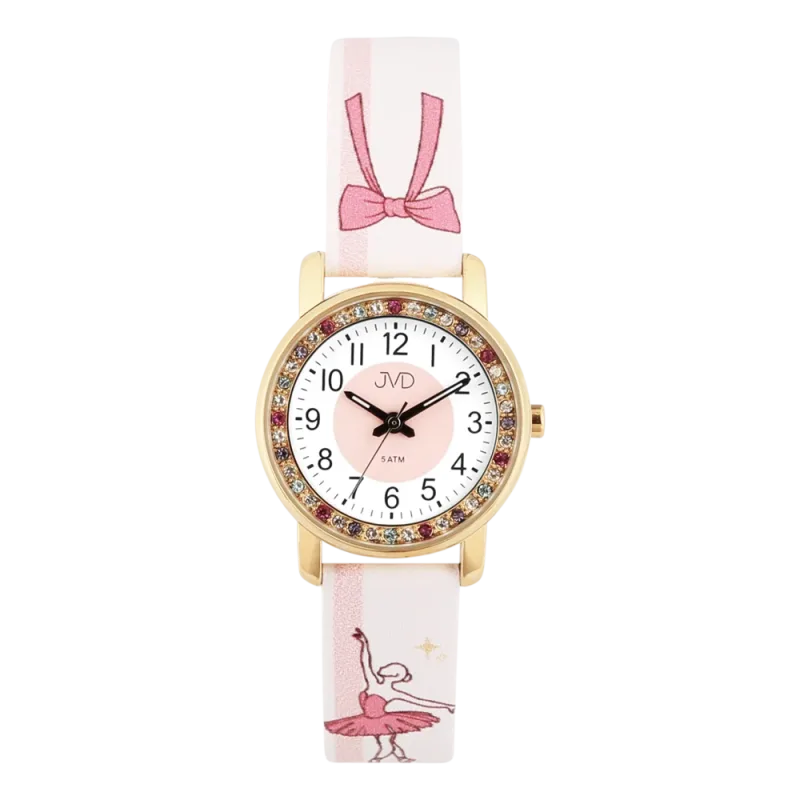 JVD Dětské dívčí náramkové hodinky BALETKA JVD J7236.1