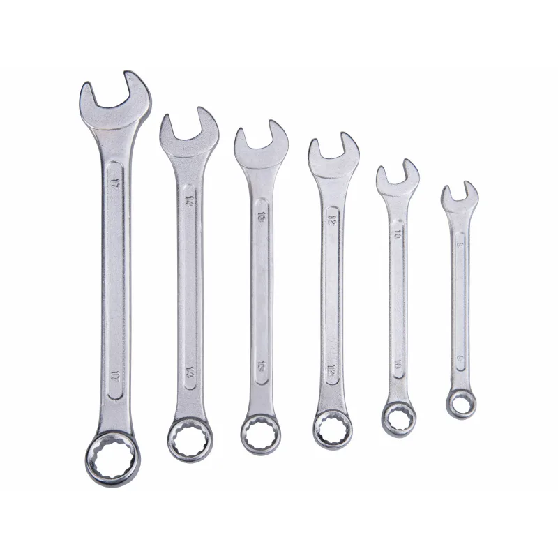 Kľúče očko-vidlicové, 6-dielna sada, 8-17mm, EXTOL CRAFT