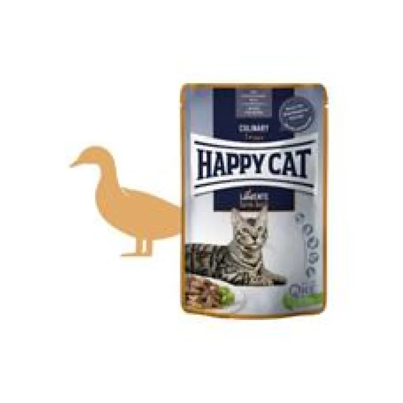 Happy Cat MEAT IN SAUCE Culinary Land-Ente / Kachna 85 g