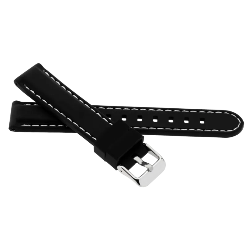 JVD Pánský černý řemínek na hodinky R42604/24