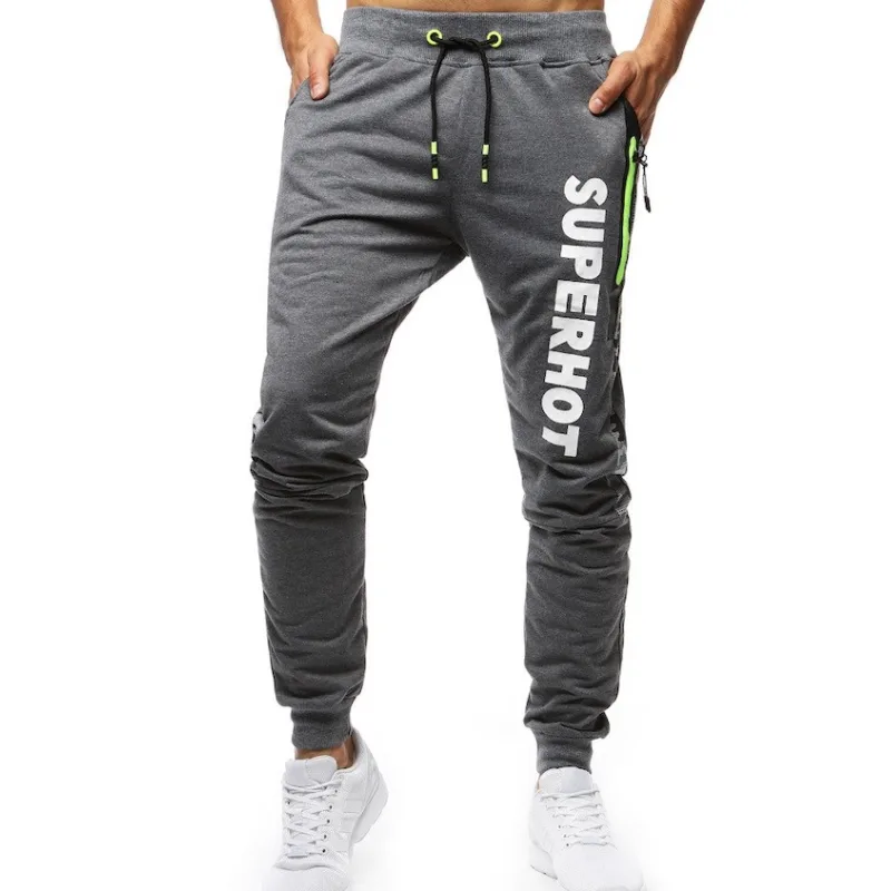 Pánske tepláky SUPERHOT sivé Dstreet UX3520 M