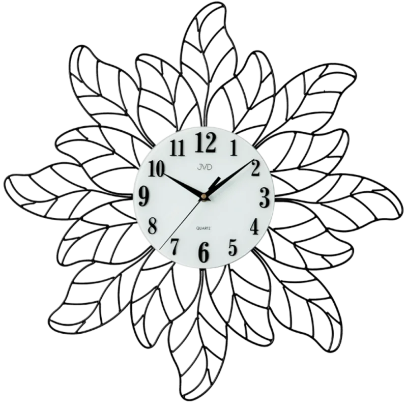 JVD Krásné obrovské designové kovové nástěnné hodiny JVD HJ99