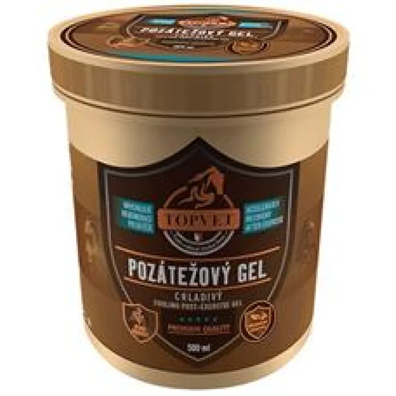 Pozátěžový gel chladivý 500ml Topvet