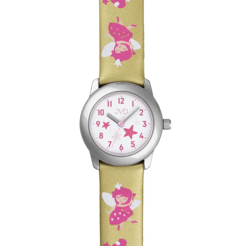 JVD Dětské dívčí náramkové hodinky s vílami JVD J7223.3