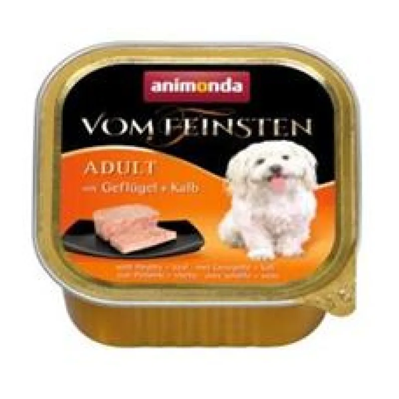 ANIMONDA paštika ADULT - drůbež, telecí pro psy 150g