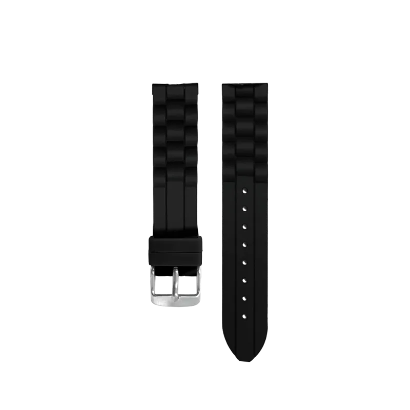 CLOCKODILE Silikonový černý řemínek k dětským hodinkám CSB0082