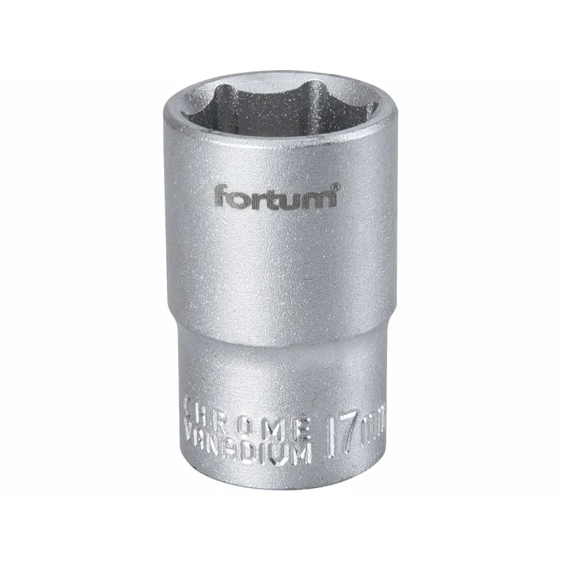 Kľúč nástrčný, 17mm, 1/2”, FORTUM