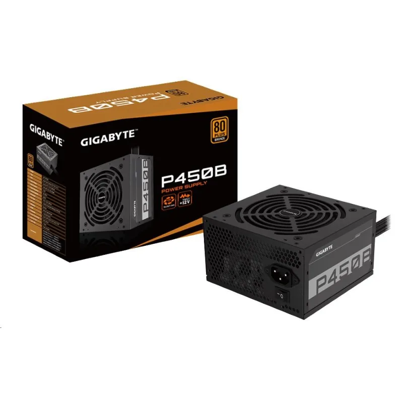 Napájací zdroj GIGABYTE P450B, 450W, 80plus bronze, 12 cm ventilátor…