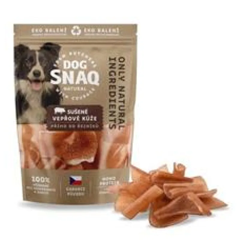 DOG SNAQ - vepřové kůže sušené 100G