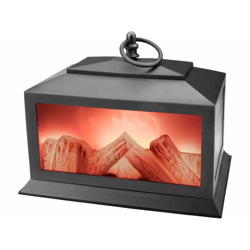 Krb LED, s plápolajúcim ohňom, 3x1,5V AA, 22x20x14cm, EXTOL LIGHT