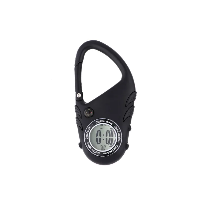 MPM Hodinky ve tvaru karabiny s kompasem, budíkem a se stopkami D02.2630.90.90