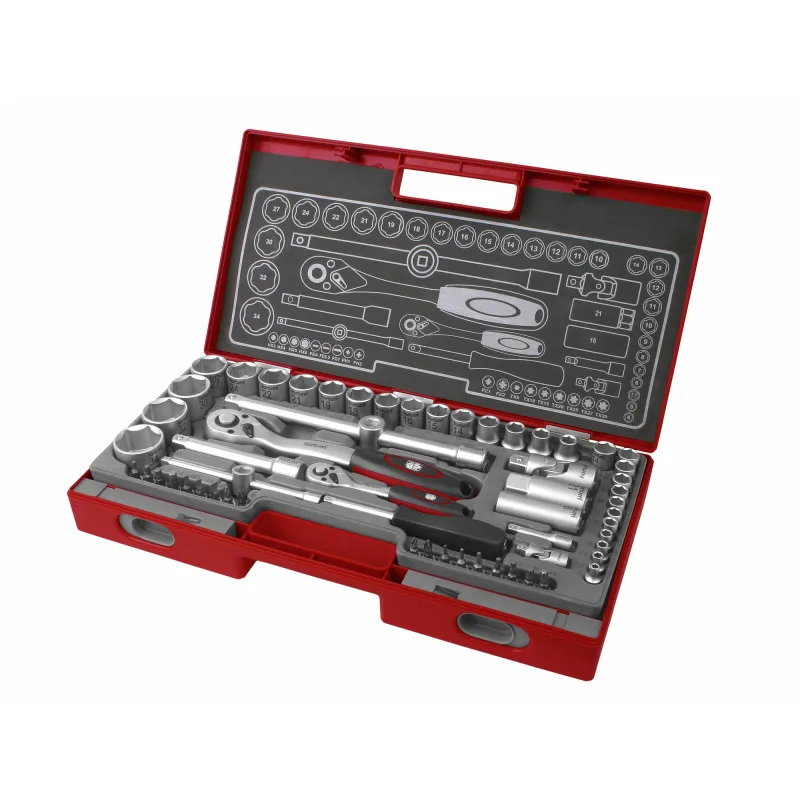 Sada nástrčných a zástrčných kľúčov, 60-dielna, FORTUM