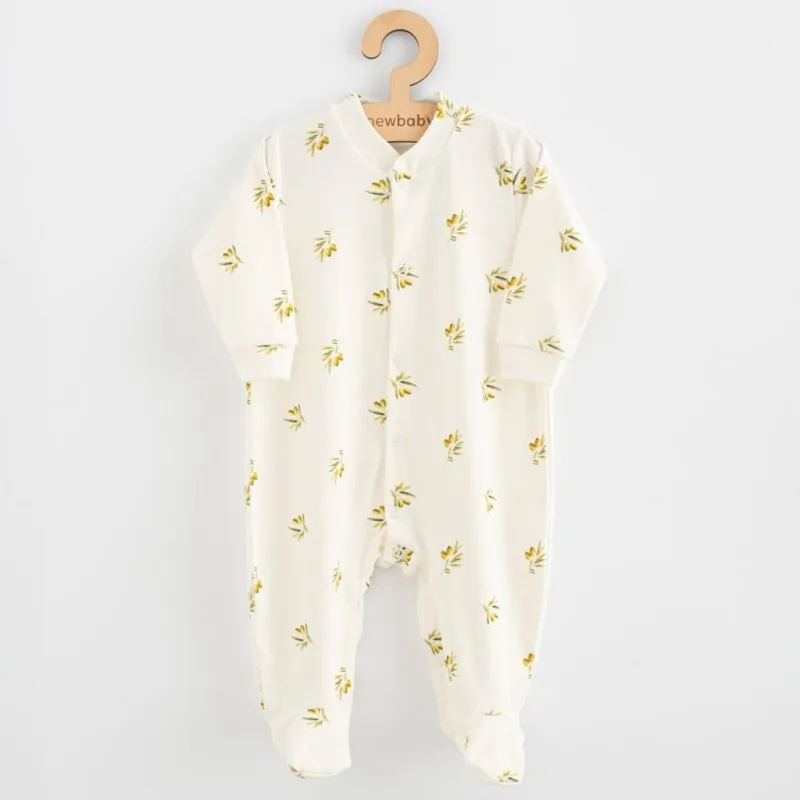 Dojčenský overal z organickej bavlny New Baby Olivy
