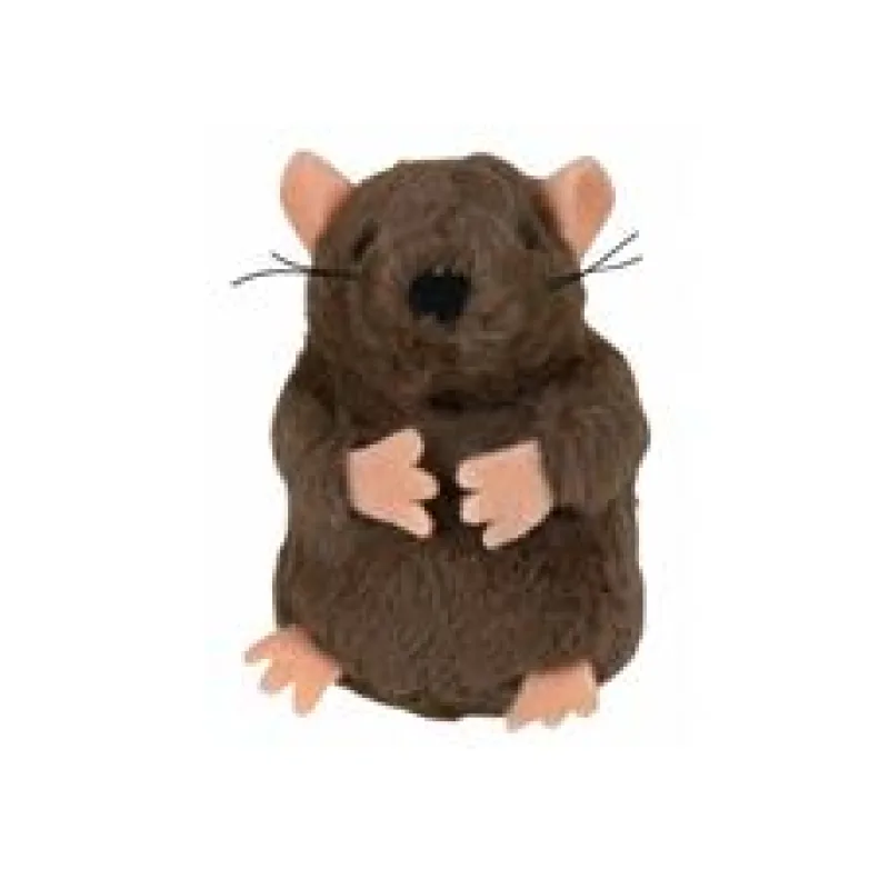 Stojící pískací plyšový krtek s catnipem TRIXIE 5 cm