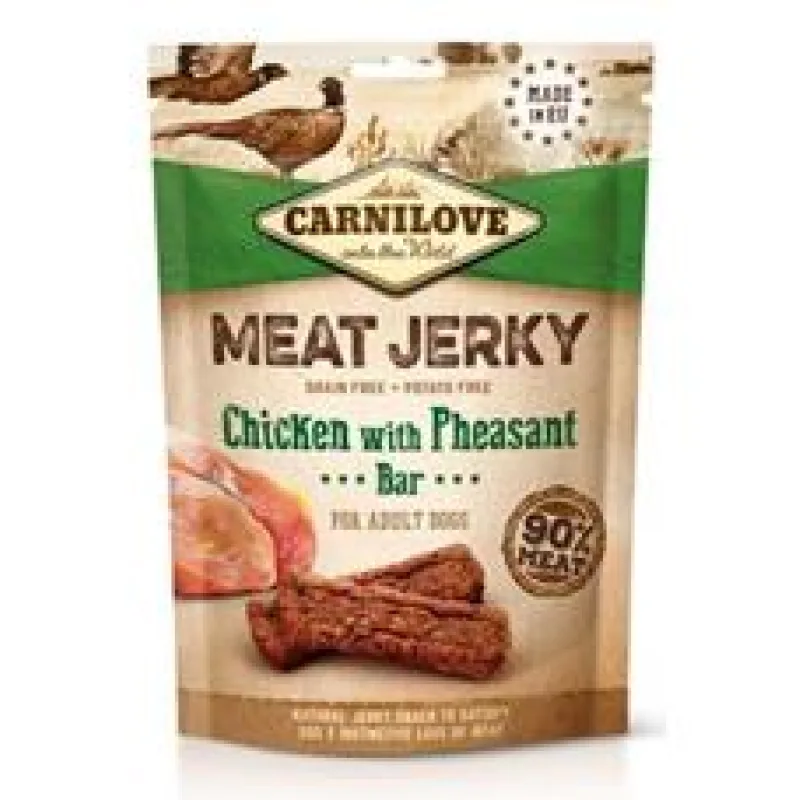 Carnilove Dog Jerky Chicken with Pheasant Bar 100 g