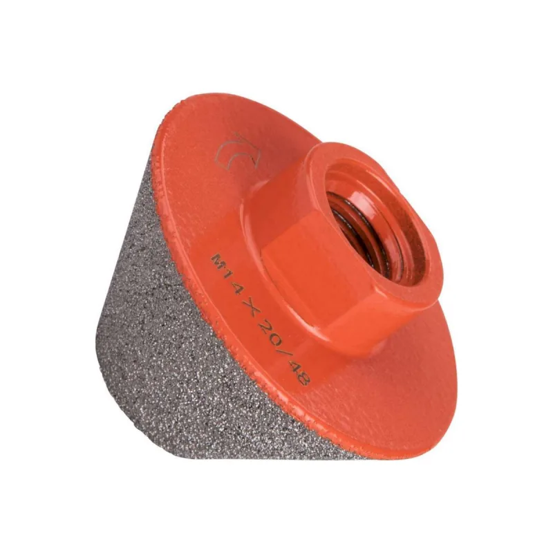 Fréza brúsna diamantová do uhlovej brúsky, kónická, ⌀20-48mm, EXTOL PREMIUM