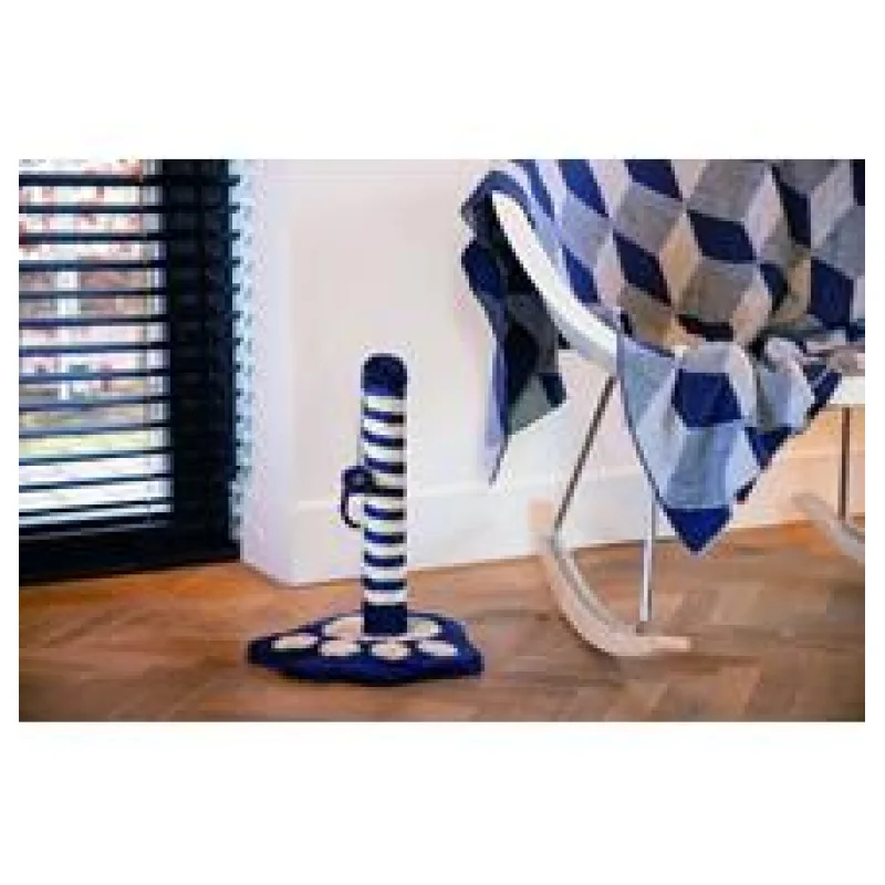 Beeztees Škrabadlo pro kočky modré 28X28X40cm