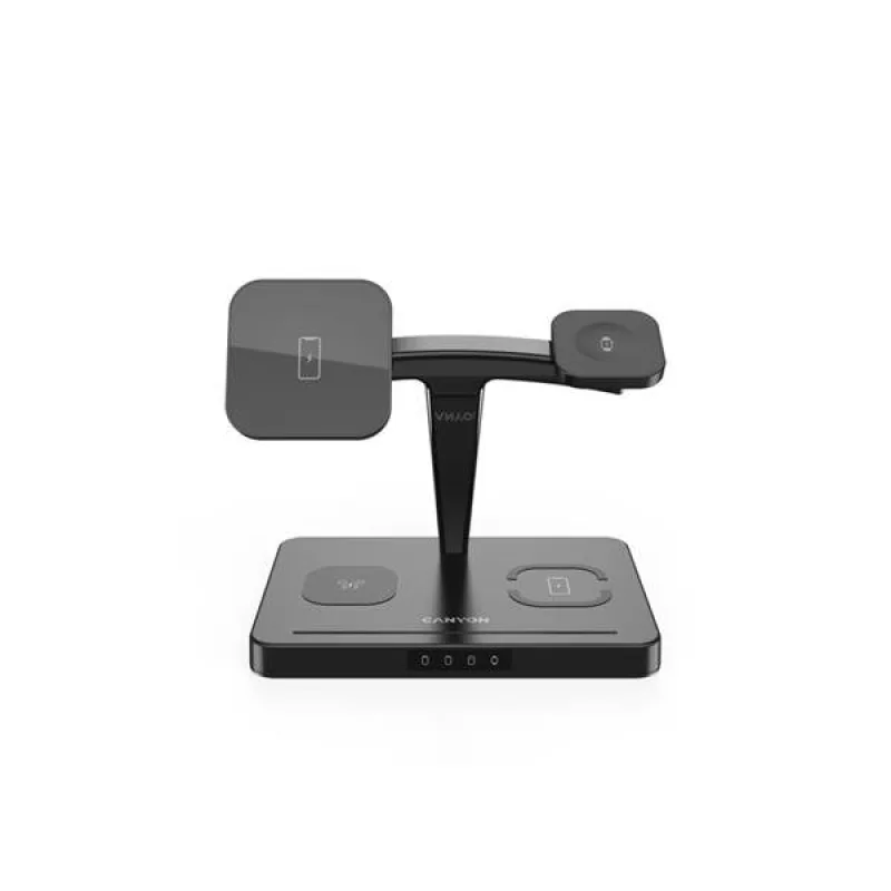 Canyon WS-404, 4v1, bezdrôtová Qi nabíjacia stanica pre 4 zariadenia…