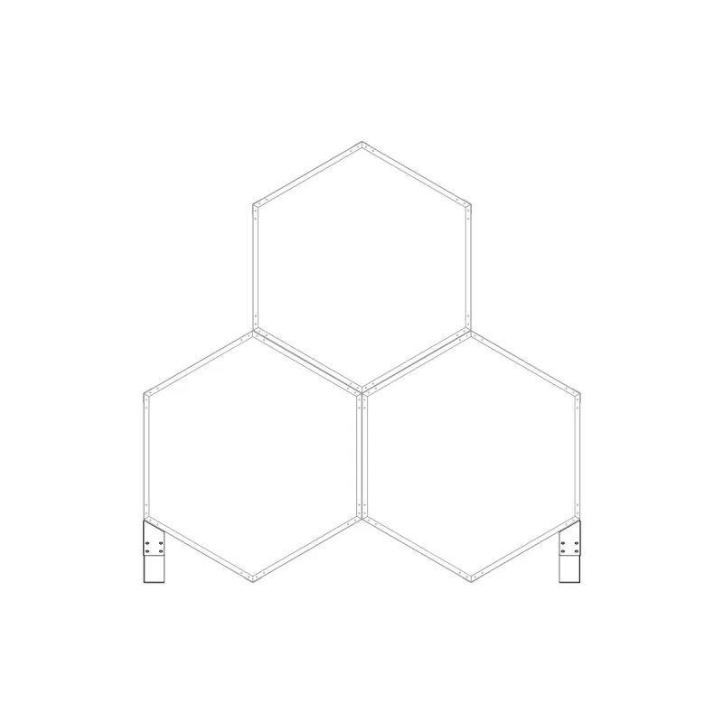 Podpera pre prístrešok na drevo HEX, 2 ks/bal