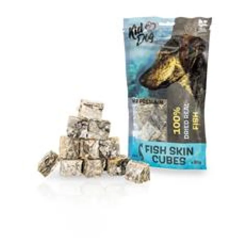 KIDDOG SUPER PREMIUM 100% rybí kostky - kůže z tresky 80g
