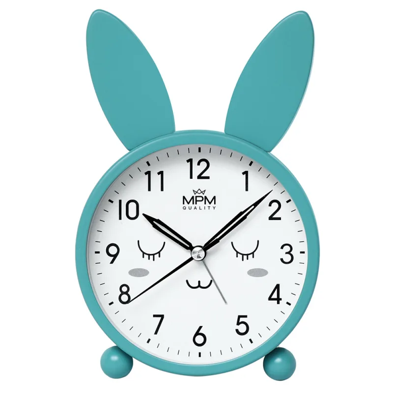 MPM Usman dětský budík modré barvy C01.4370.30