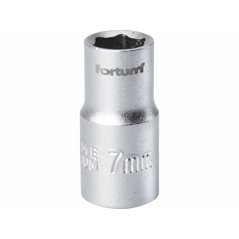 Kľúč nástrčný, 7mm, 1/4”, FORTUM