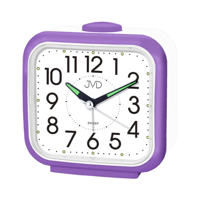 Analogový netikající tichý budík JVD SRP1309.6