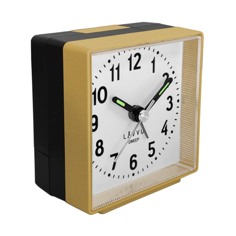 Zlatý budík LAVVU SWEEP s plynulým chodem LAS3013