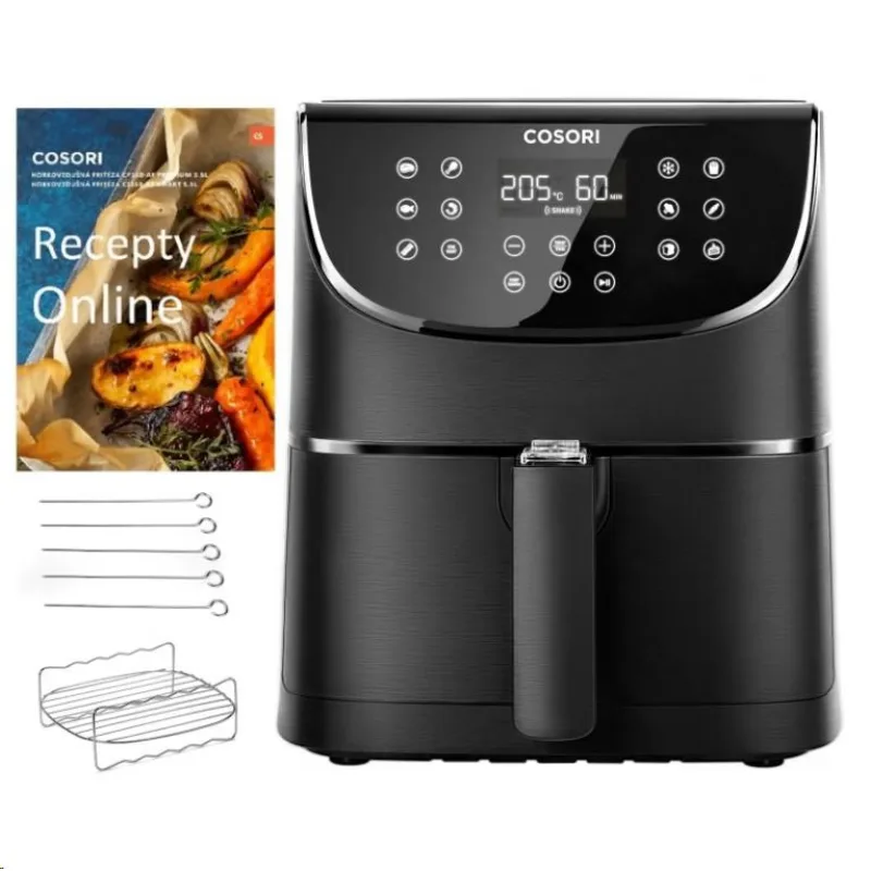 Cosori CP158-AF PREMIUM – 5.5L horkovzdušná fritéza + 5x špíz a gril.…