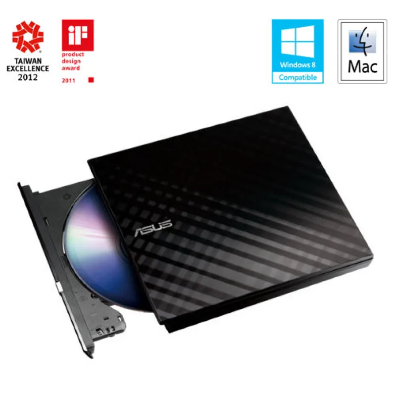 ASUS SDRW-08D2S-U Lite externá DVD-RW USB-A + software, čierna 90-DQ0435…