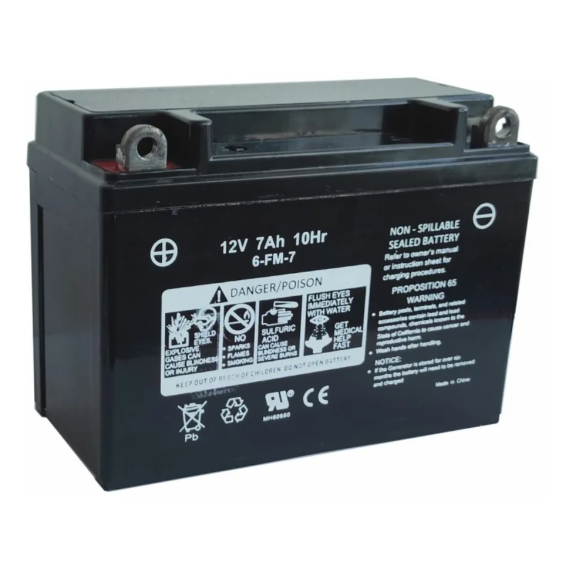 Akumulátor pre elektrický štart, 12V/7Ah, HERON