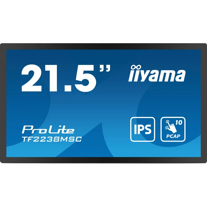 22" iiyama TF2238MSC-B1: PCAP, IPS, FHD, HDMI, DP TF2238MSC-B1