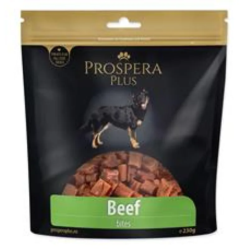Pochoutka PROSPERA Plus kousky z hovězího masa 230g