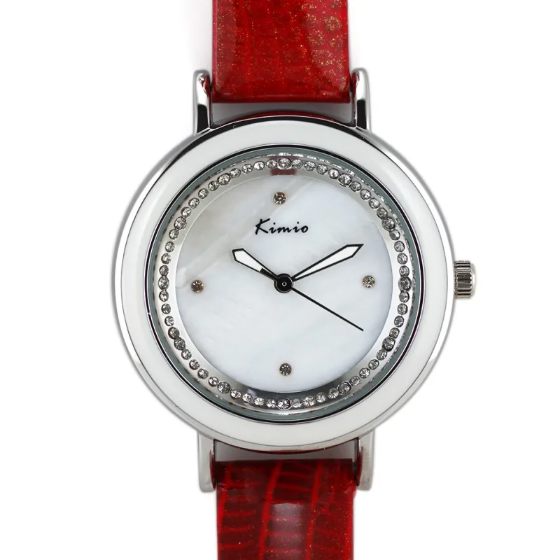 MPM Trendy hodinky s perleťovým číselníkem zdobeným zirkony W02K.10521.C