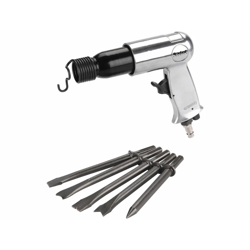 Kladivo sekacie pneumatické s príslušenstvom, počet úderov 3500/min., EXTOL PREMIUM