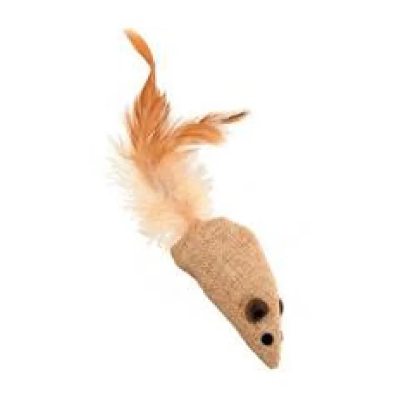 Hračka kočka myš 9cm textil Zolux 1 ks